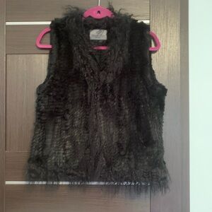 Rabbi Fur Vest, 100% Tibet Lamb , size M